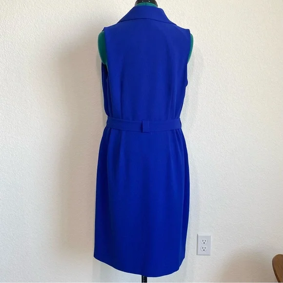 The Limited Blue Belted Dress - Picture 2 of 15